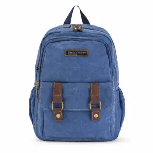 תיק גב קנבס כחול – נוח, איכותי ושימושי ליום-יום