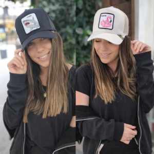 כובע רשת בעיצוב חיות – דגם Trucker